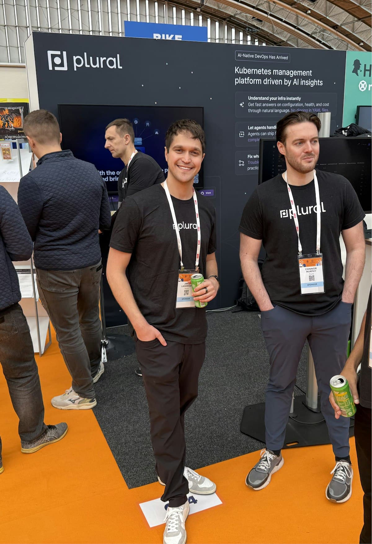 Presenting at the Plural KubeCon booth